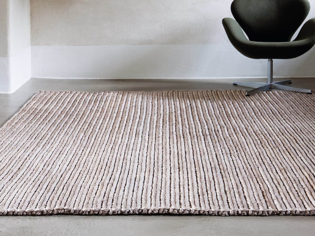 shine: abaca area rug in color aluminum