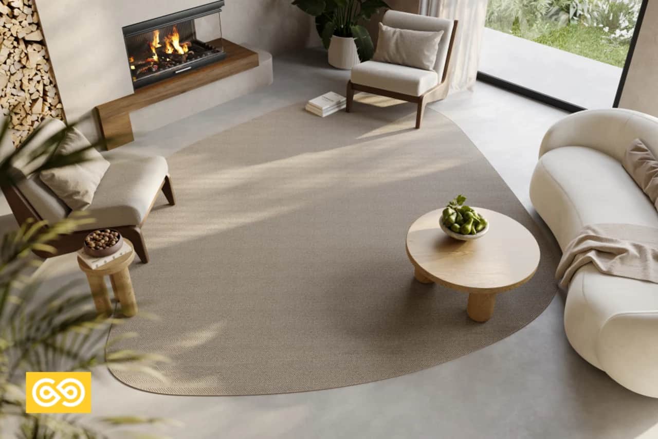 Astoria | Mink | Organic Shape: Boulder