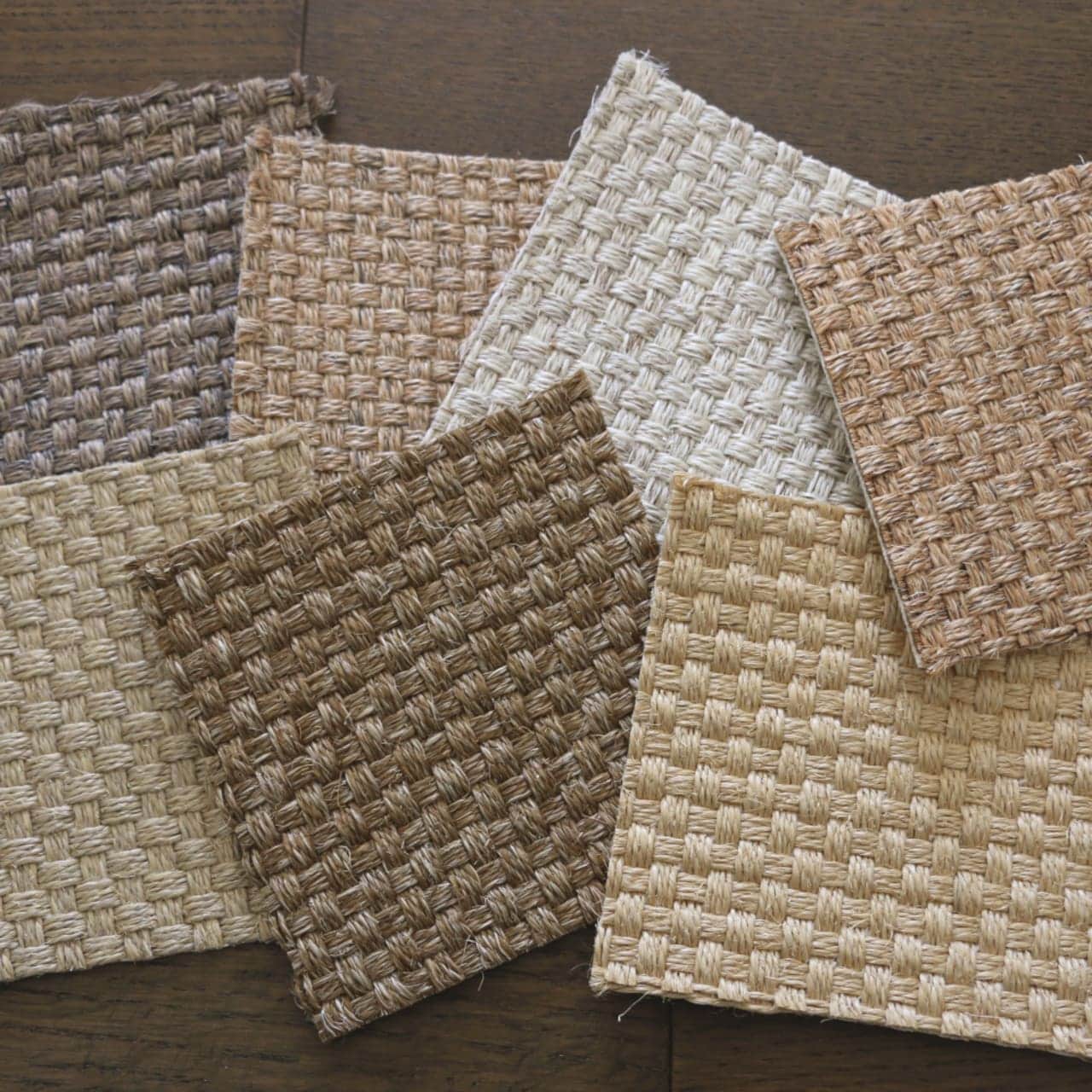 New Colors (clockwise from top left): Ashland, Cold Tan, Salt Stone, Lodge, Straw, Jasper & Essential