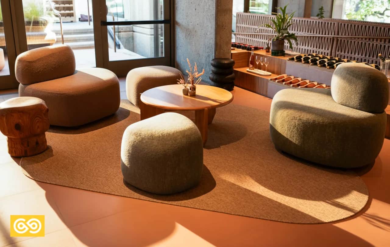 SynSisal® Medina | Cedar Organic Shaped Rug for Chandon