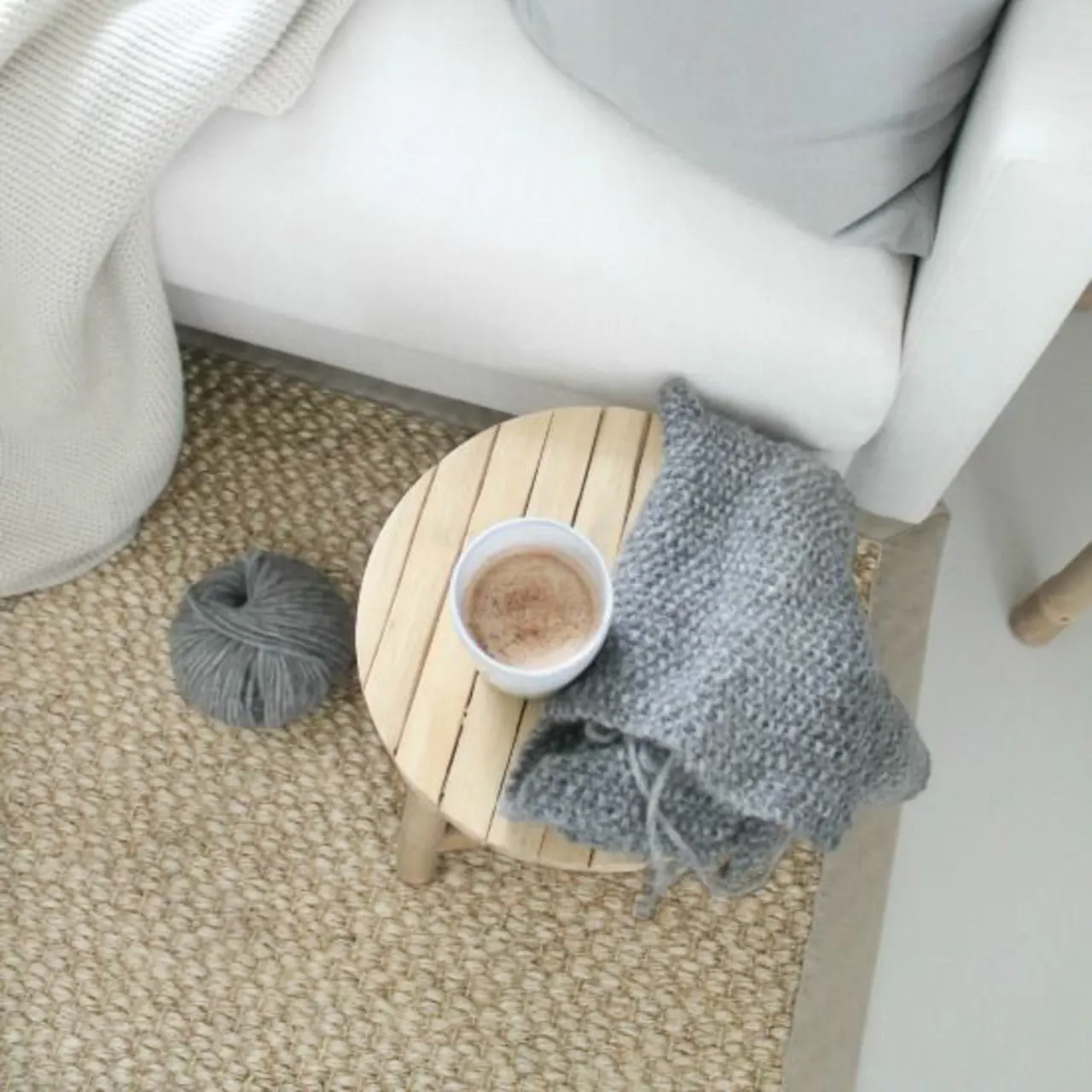 Berlin Canvas sisal rug with cloth border