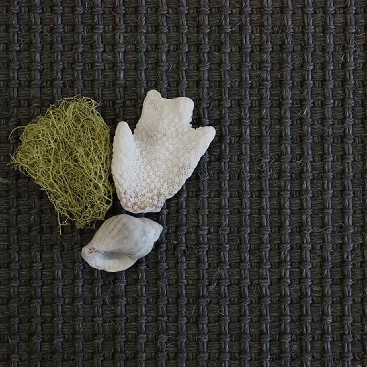 Detail of Kent Slate sisal carpet