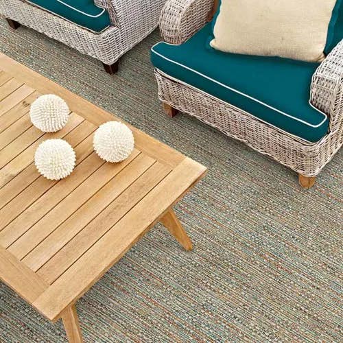 multilevel texture & color: varying heights, widths & colorful yarns energize cozumel (area rug in color moonlight)