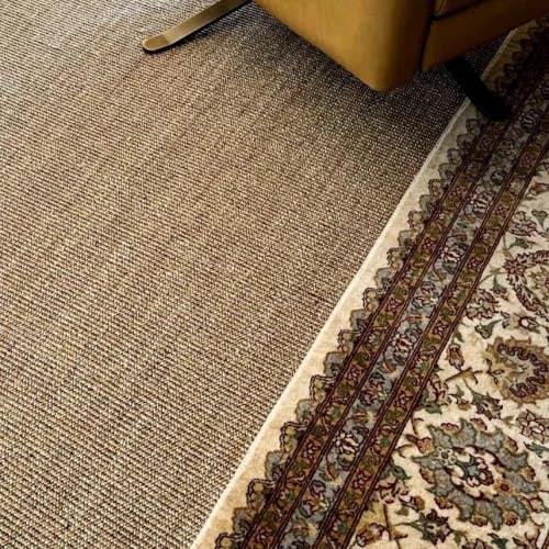 up close: bouclé adds texture & sisal adds soothing hues