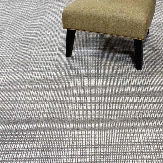 minimalistic but impressive: grid design of grand central in pewter | ivory