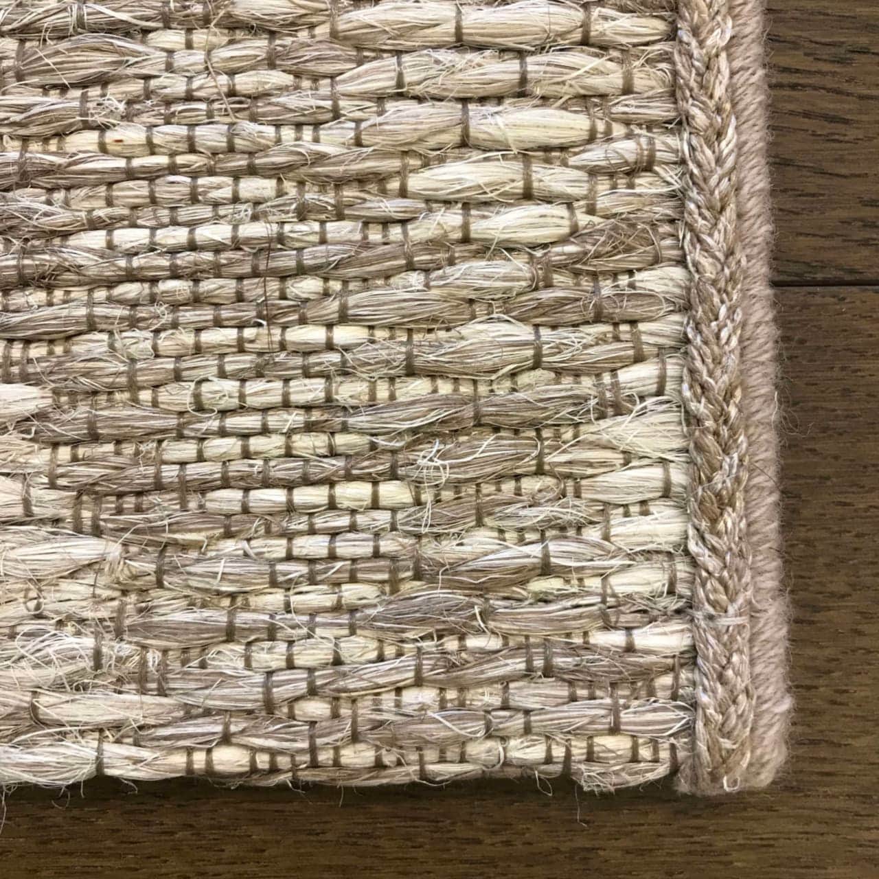 Lux Finish on Bahia Sisal Rug | Turtledove