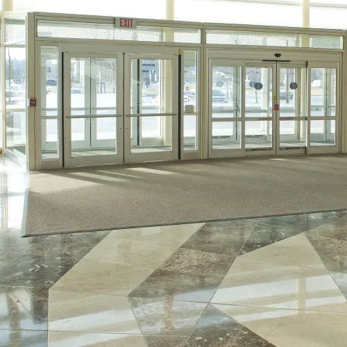 Titan Extra Large Custom Walk-Off Mat in Corporate Lobby