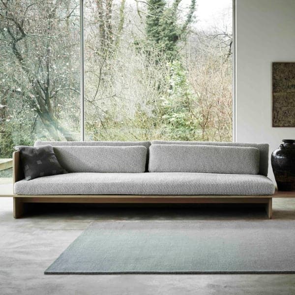 Chennai Dunnock wool rug in living room